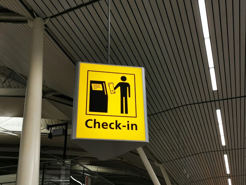 Check-in counter