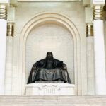 A statute of Genghis Khan