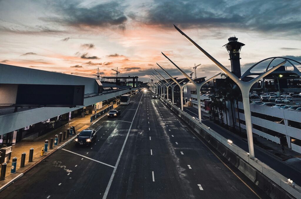 LAX airport terminal