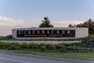 Name of an airport at the entrance