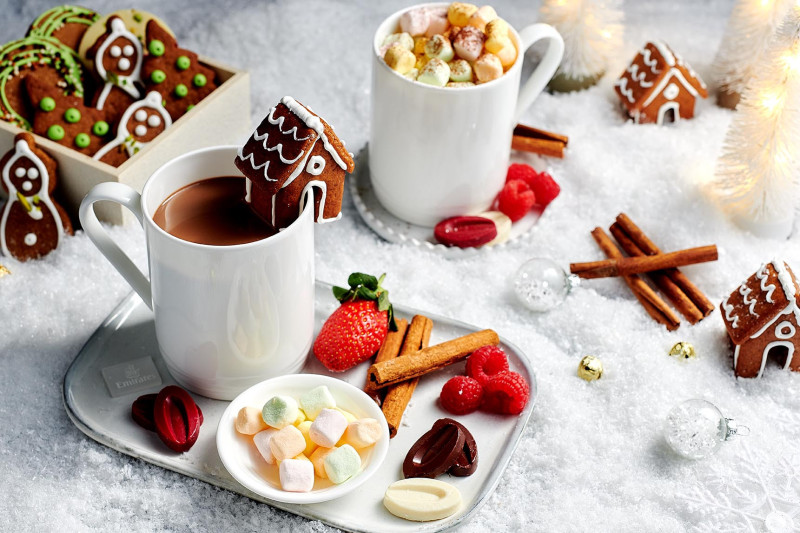 Christmas Hot Chocolate On Emirates