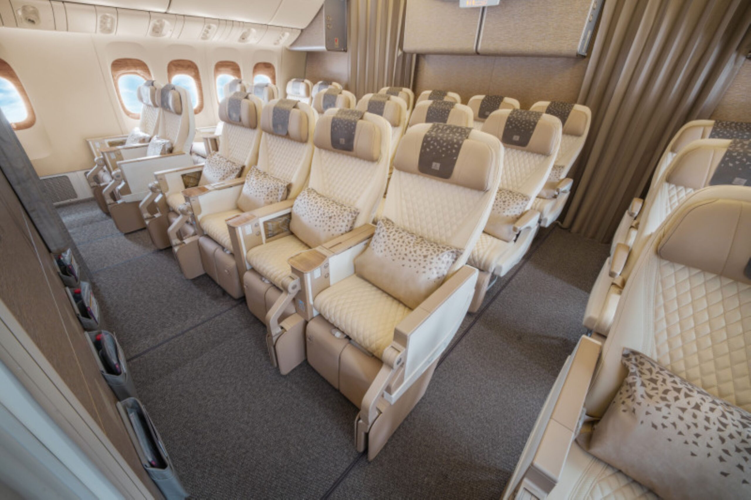View of a retrofitted aircraft