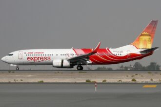 An Air India Express B737 aircraft.