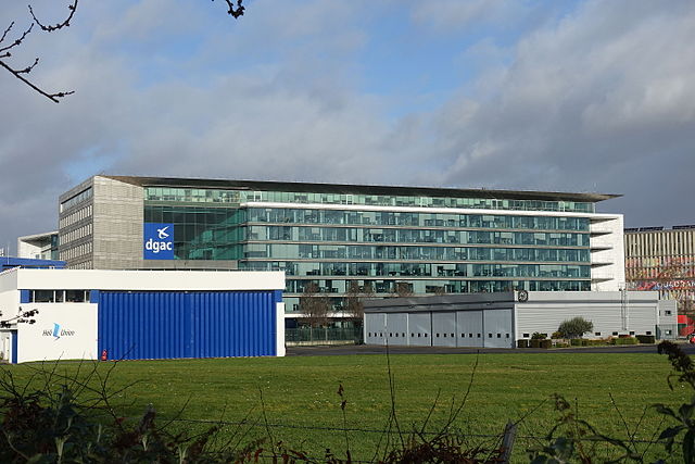 The exterior of the DGAC Headquarters in Paris.