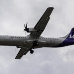 A SAS aircraft in flight