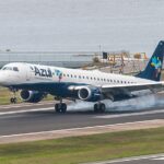 Embraer 195 (PR-AXN) of Azul Linhas Aéreas Brasileiras at Santos Dumont Airport