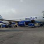 IndiGo Airbus A320neo aircraft at Delhi Airport Terminal 1