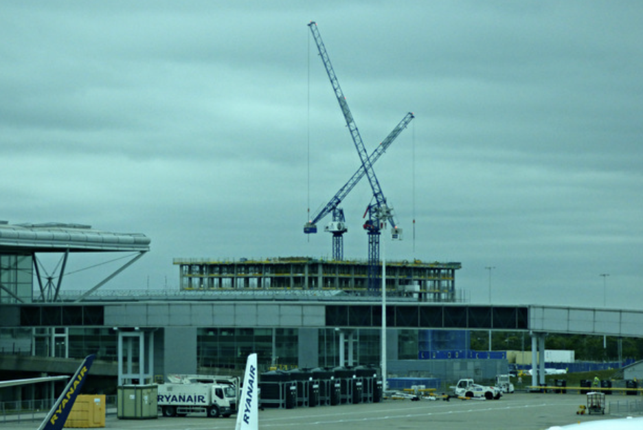 Building Works Over Stansted Airport 