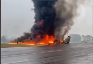 Multiple people are feared dead after an aircraft landing crash has been confirmed at Statesville Regional Airport in North Carolina at 10:15am EST.