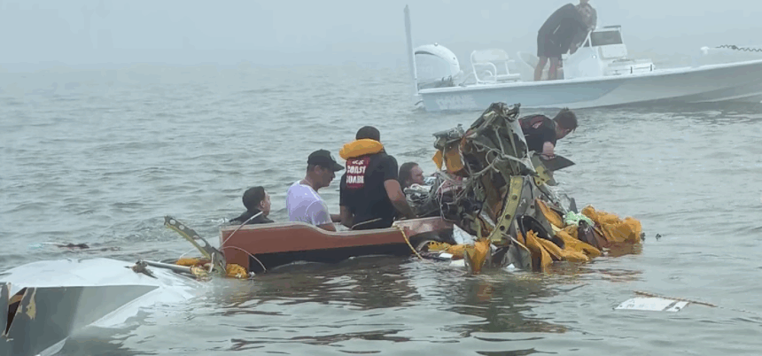 Galveston Mexican Navy Plane Crash
