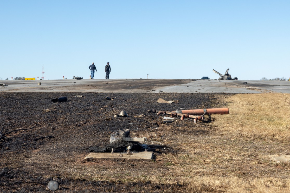 Statesville regional airport Cessna 550 crash