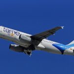 TAME Airbus A320 (HC-COE) at Fort Lauderdale – Hollywood International Airport.