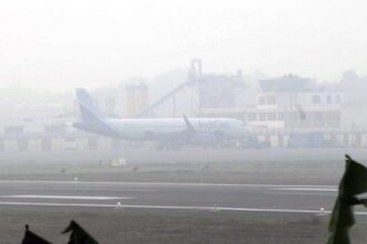 Fog at IGI airport
