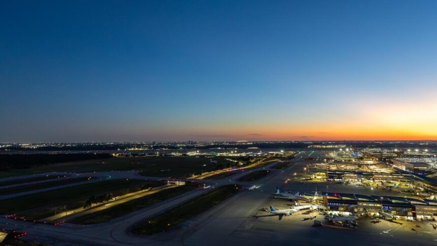 Pictures taken from the ATC Tower at George Bush Intercontinental Airport