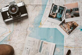 Camera Photos and Map on the Ground