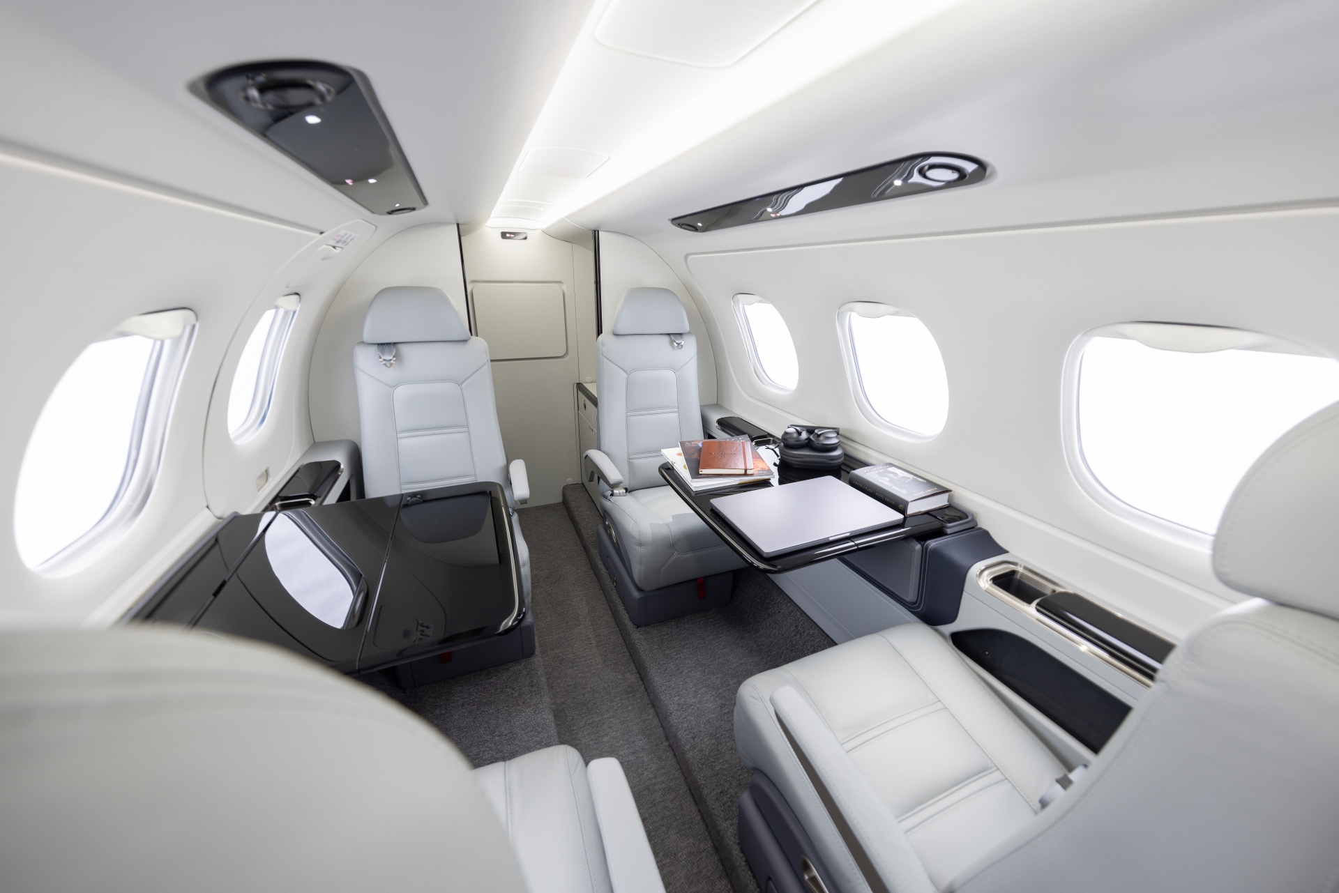 Embraer Phenom 100 interior.