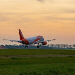 easyJet aircraft on the runway