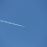 airliner flying in clear skies