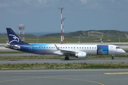Air Montenegro Turkish Airlines codeshare aircraft on the runway, showing Air Montenegro codeshare and Turkish Airlines Montenegro links within the Turkish Airlines Balkan connectivity network and Air Montenegro international expansion strategy.