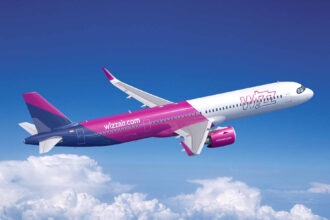 An Image of a Wizz Air A321 XLR aircraft