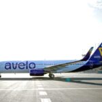A photo of an Avelo aircraft