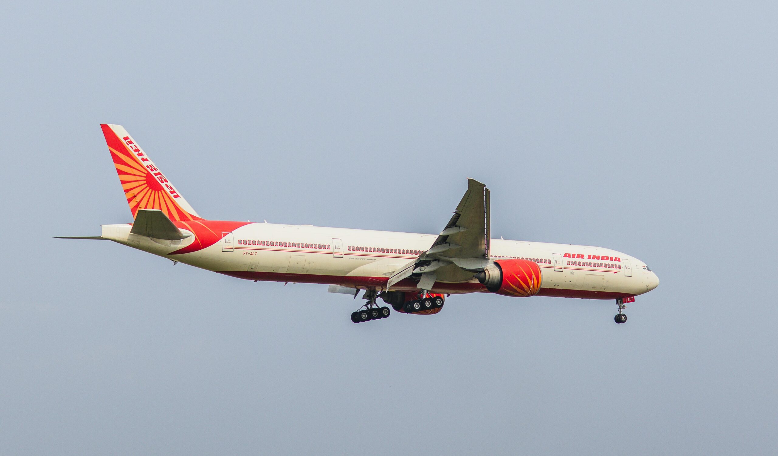 Air India aircraft in the sky