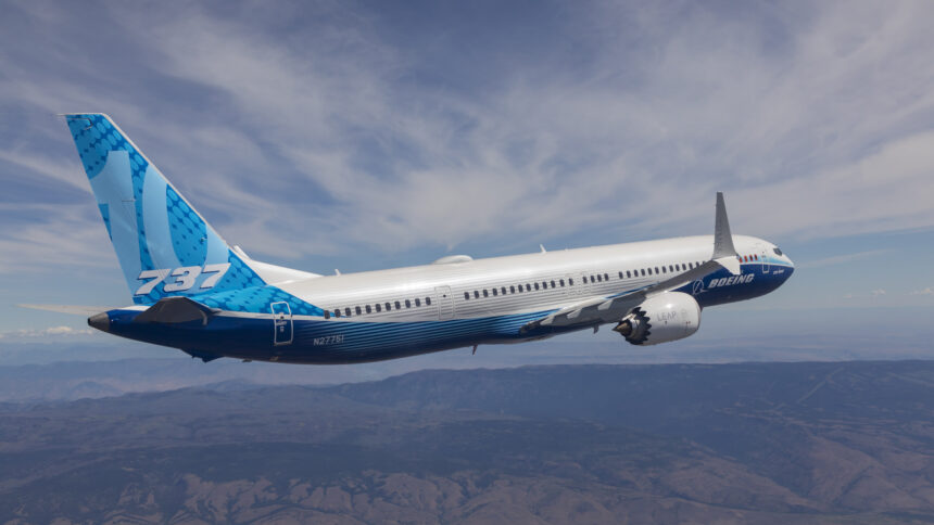 Boeing 737 MAX 10 test flight © Boeing