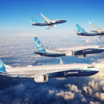 Boeing 737 MAX family of aircraft. Boeing outsold Airbus in 2025