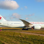 Air Canada Boeing 787-8 on the runway
