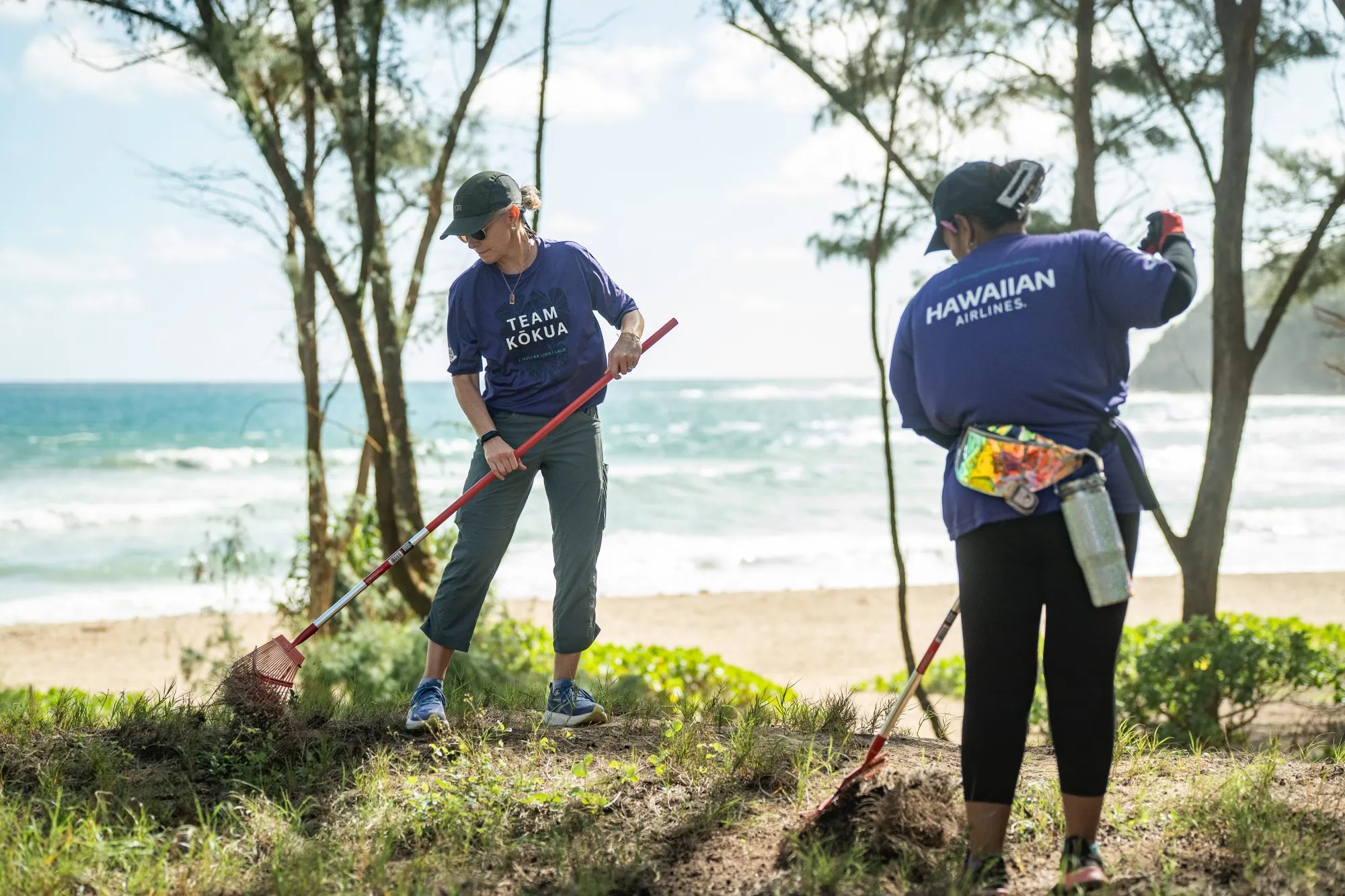 Team Kokua working in the community.