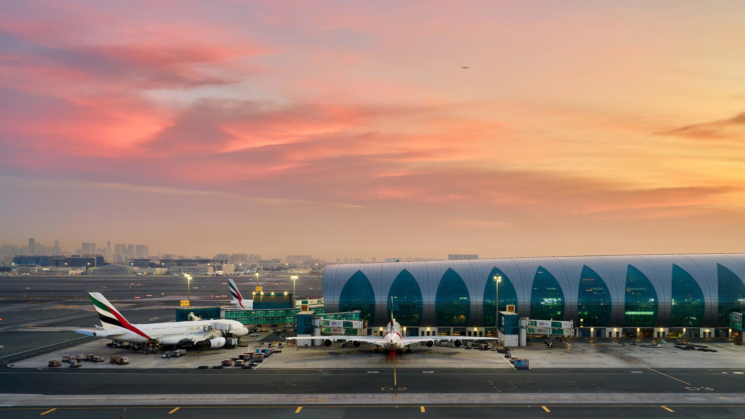 Dubai International Airport (DXB) airfield 
