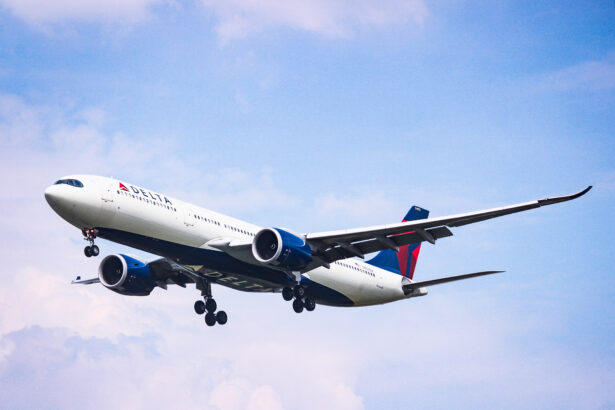Delta Air Lines aircraft in flight, representing one of the US airlines featured in coverage of US airline stocks 2026 and airline stocks.