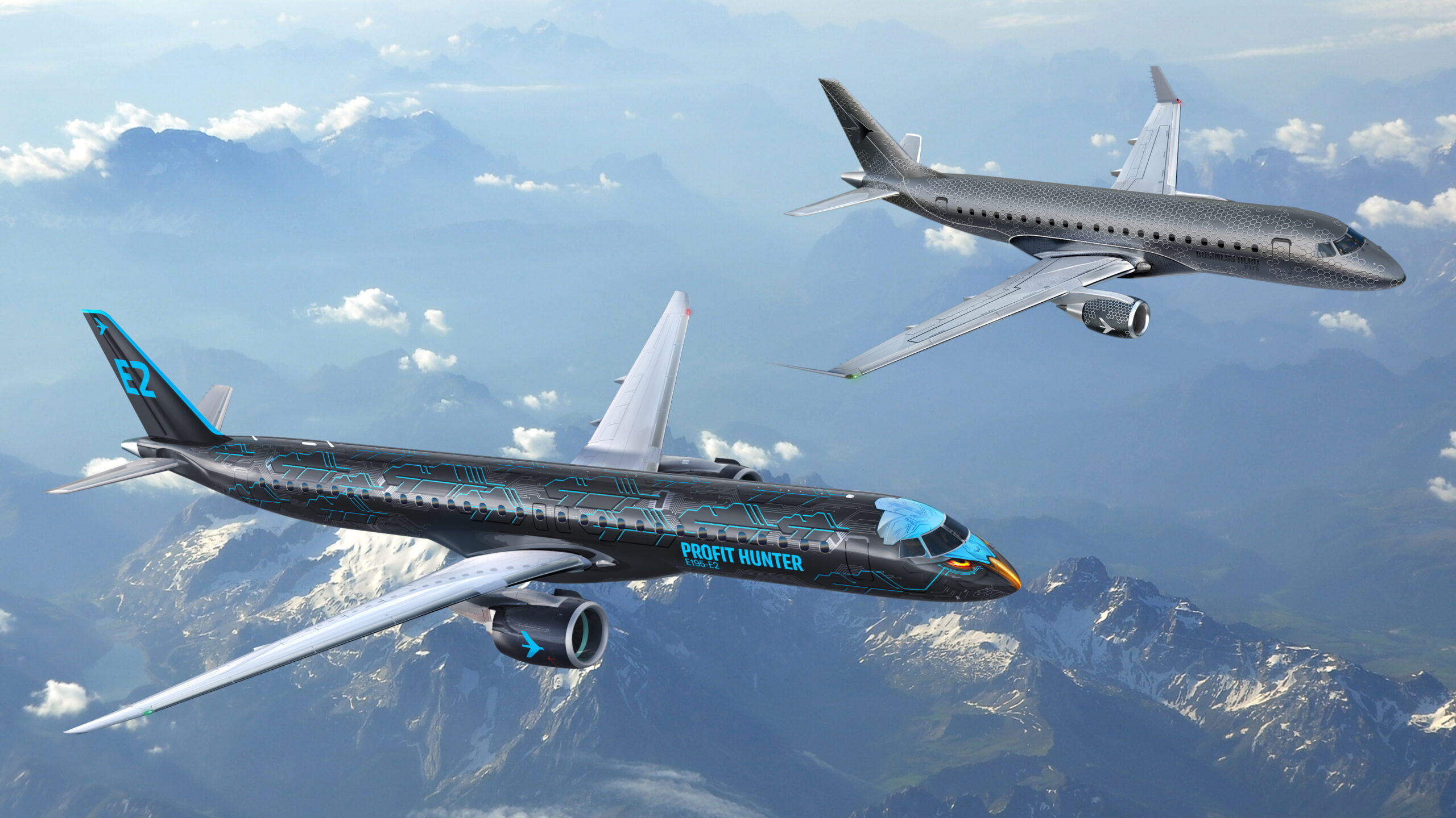 Embraer E195 and E175