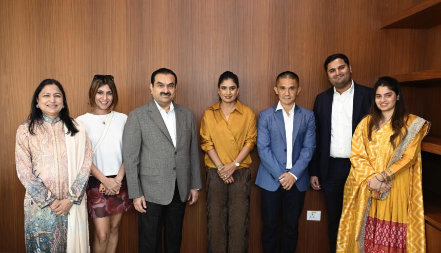 Chairman Gautam Adani personally welcomed passengers from the inaugural flight and interacted with airport staff, frontline workers and first-time flyers.
