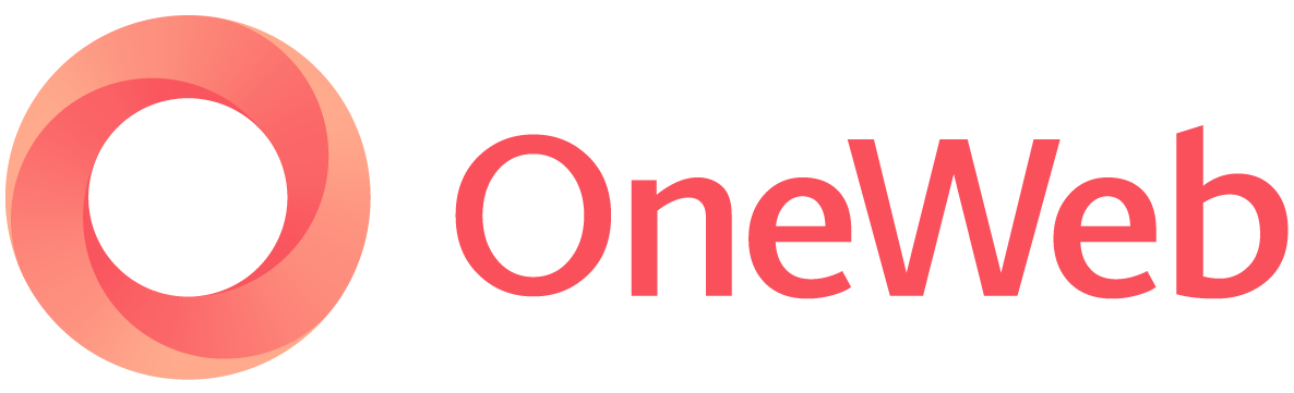 OneWeb logo representing LEO inflight Wi-Fi and narrowbody inflight connectivity for low-cost airline Wi-Fi services