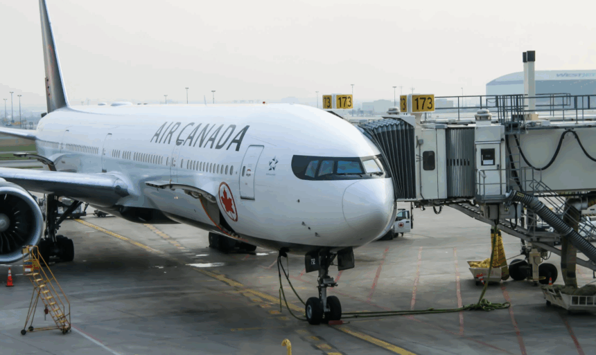 Air Canada Parked at Gate