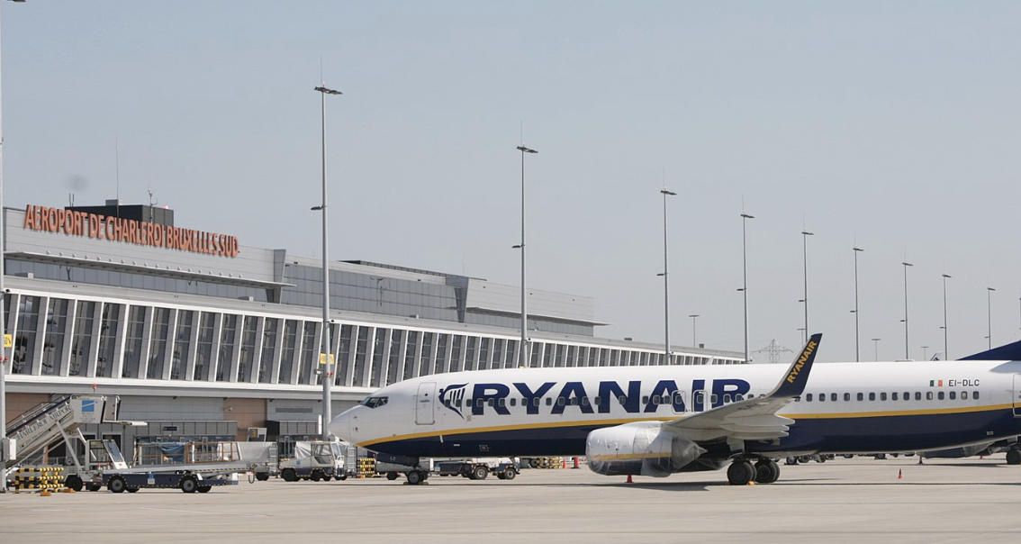Ryanair outside Brussels Charleroi