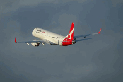 QantasLink in flight