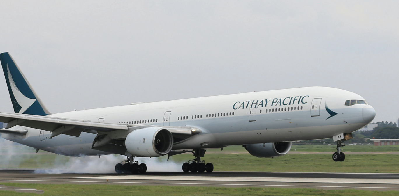 Cathay Pacific Taking Off 