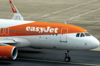easyJet aircraft taxiing on the runway