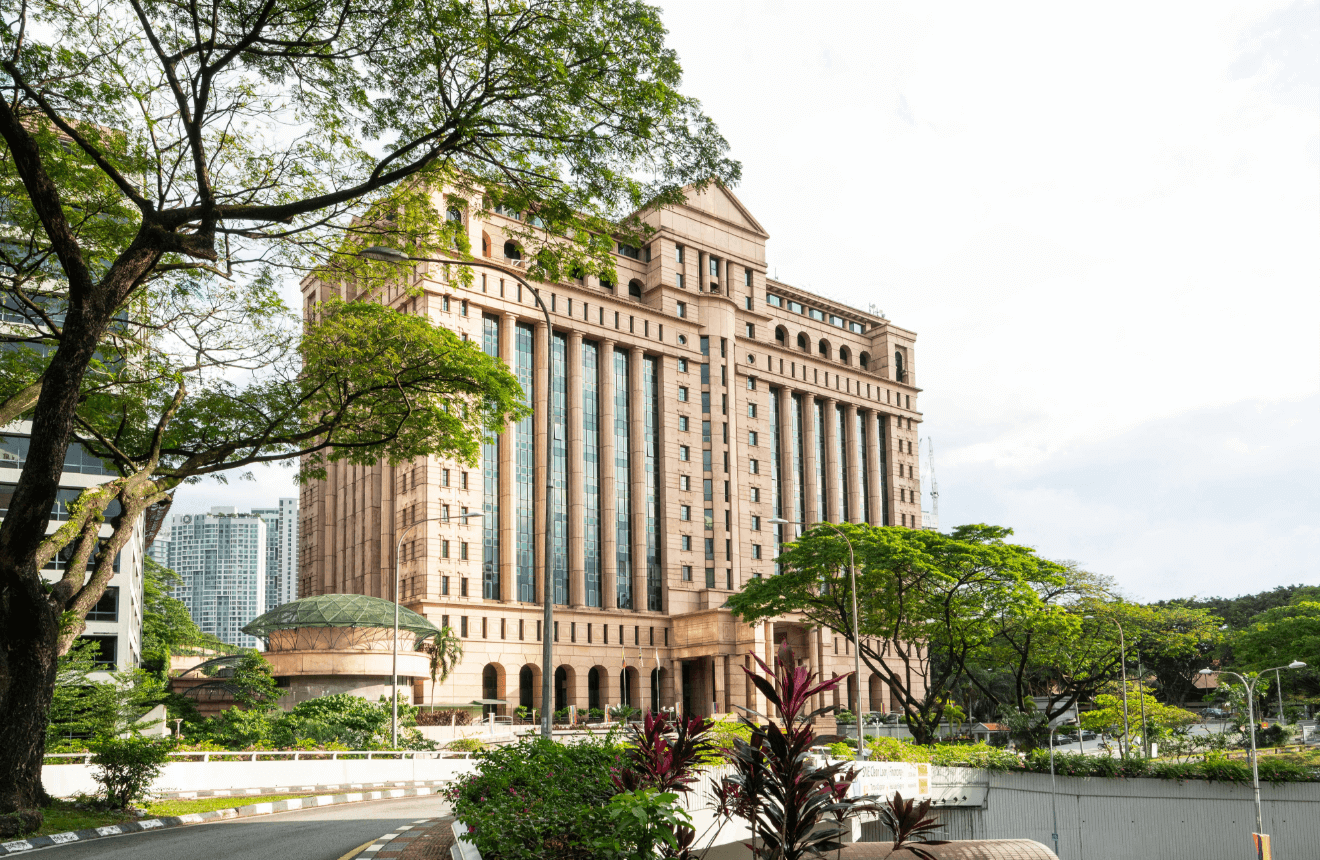 An exterior view of the Bursa Malaysia headquarters in Kuala Lumpur, Malaysia