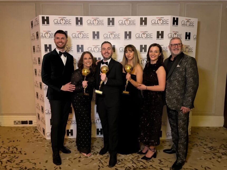 Jet2Holidays wins three awards in triple success at the 2026 Travel Weekly Globe Awards, voted by thousands of travel agents.