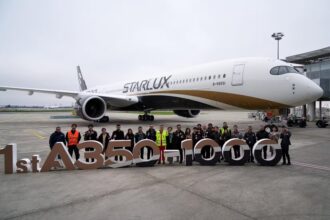 First A350-1000 Airbus delivered to STARLUX