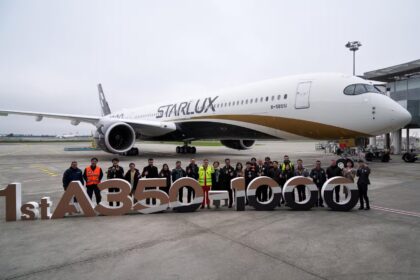 First A350-1000 Airbus delivered to STARLUX