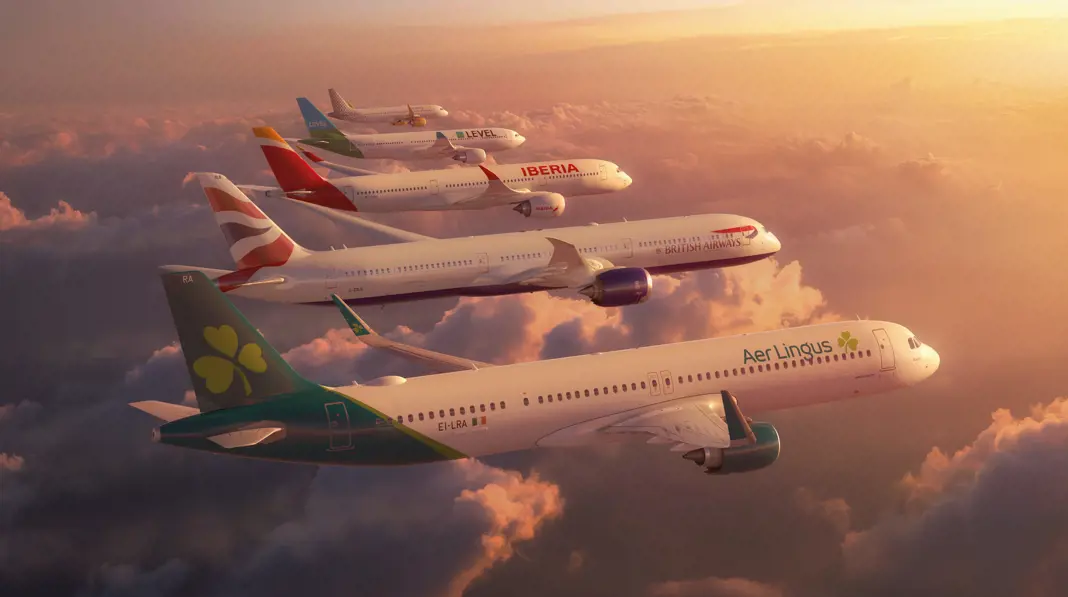 All IAG airlines flying © IAG
