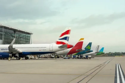 All IAG airlines including British Airways tailfins