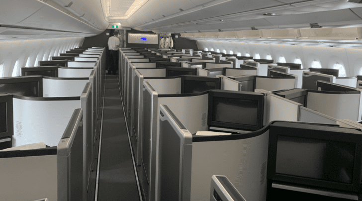 British Airways Interior Business Class 