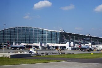 Terminal 5 at London Heathrow Airport