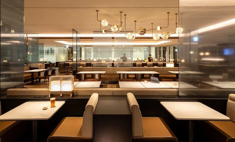 View of the Korean Air Prestige East (Left) Lounge