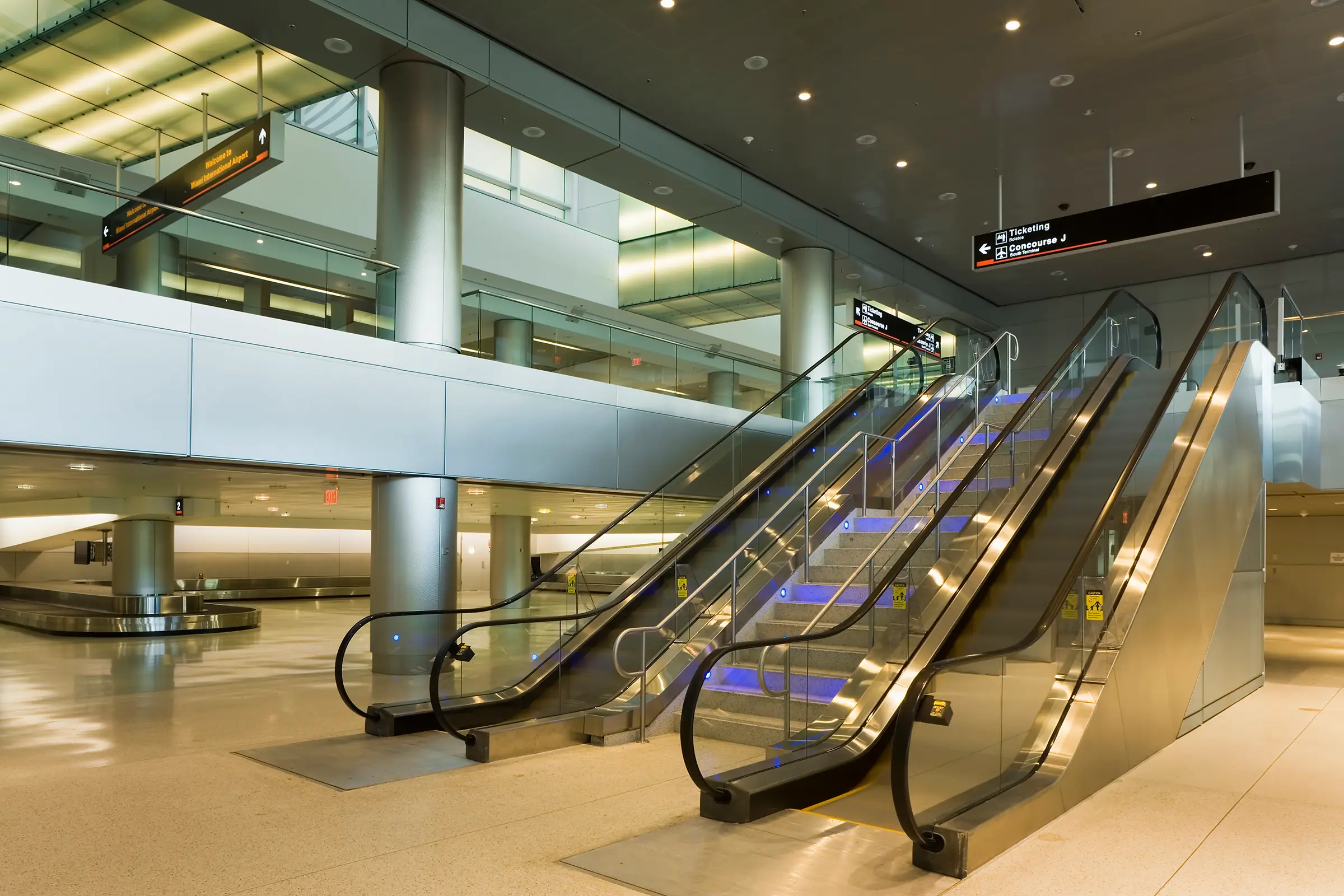 Miami International Airport’s South Terminal was expanded in 2007, adding 1.7 million square feet and new facilities © Steven Brooke